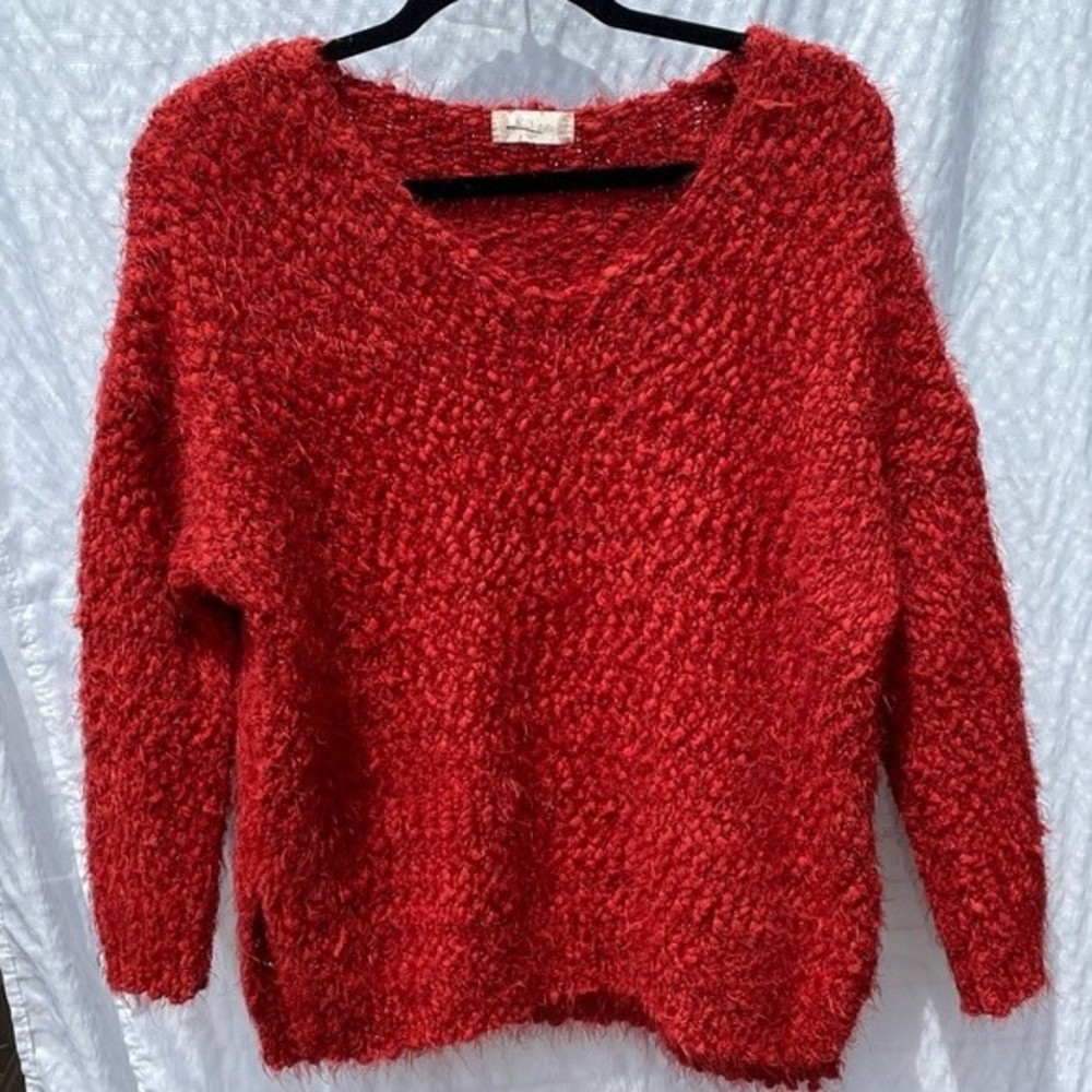 Altard State Orange Popcorn Sweater